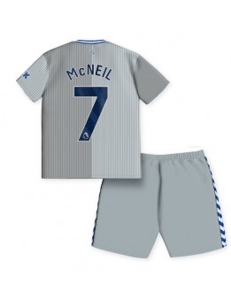Billige Everton Dwight McNeil #7 Tredjedraktsett Barn 2023-24 Kortermet (+ Korte bukser)